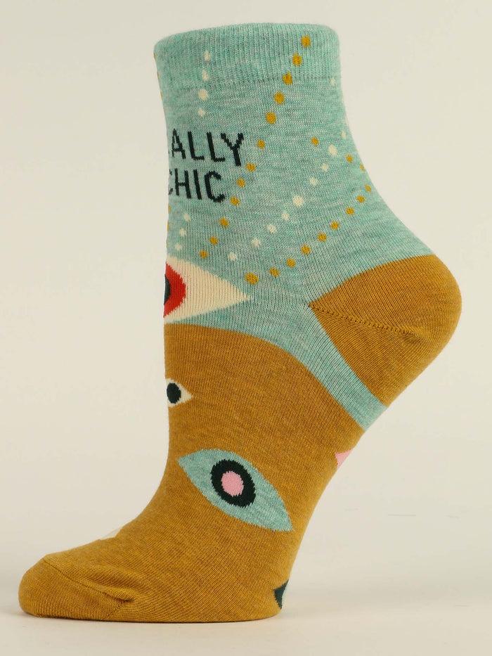 Blue Q Basically Psychic W-Ankle Socks