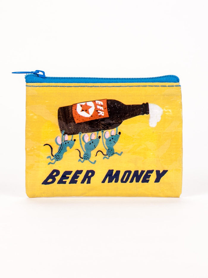 blue q Beer Money Coin Purse