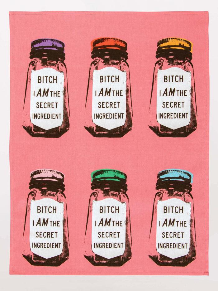 Blue Q Bitch I Am The Secret Ingredient Dish Towel