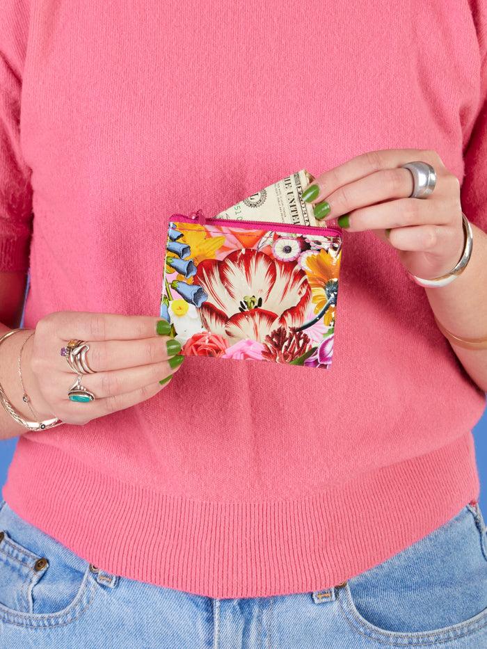 Blue Q Blossom Coin Purse