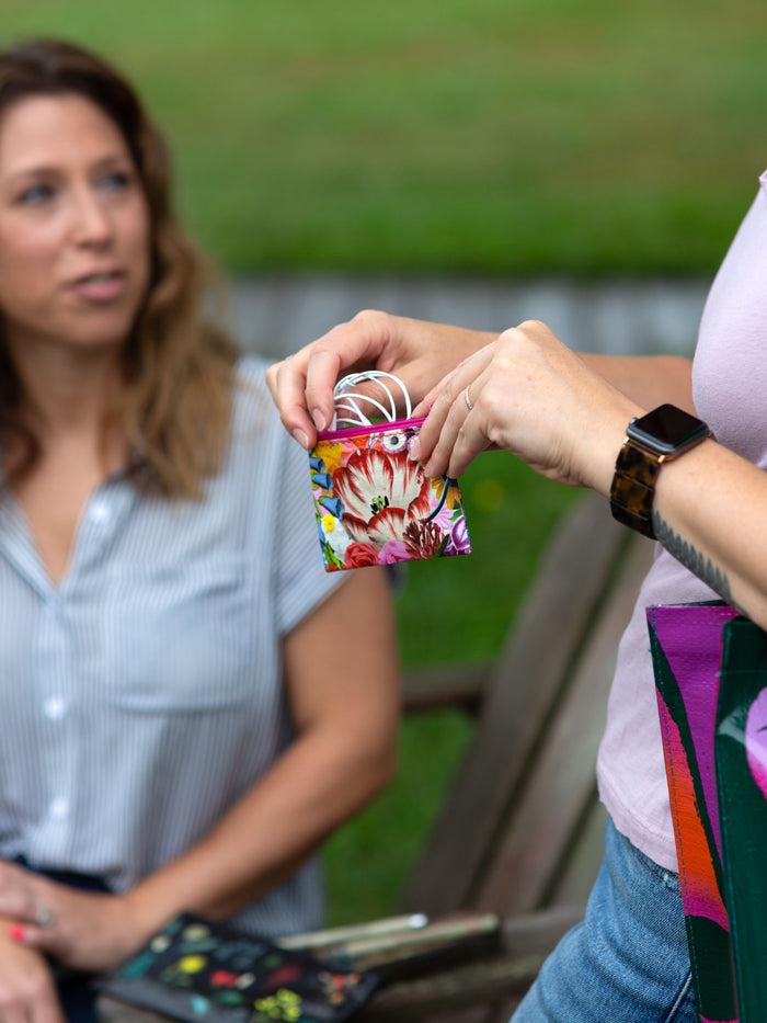 Blue Q Blossom Coin Purse