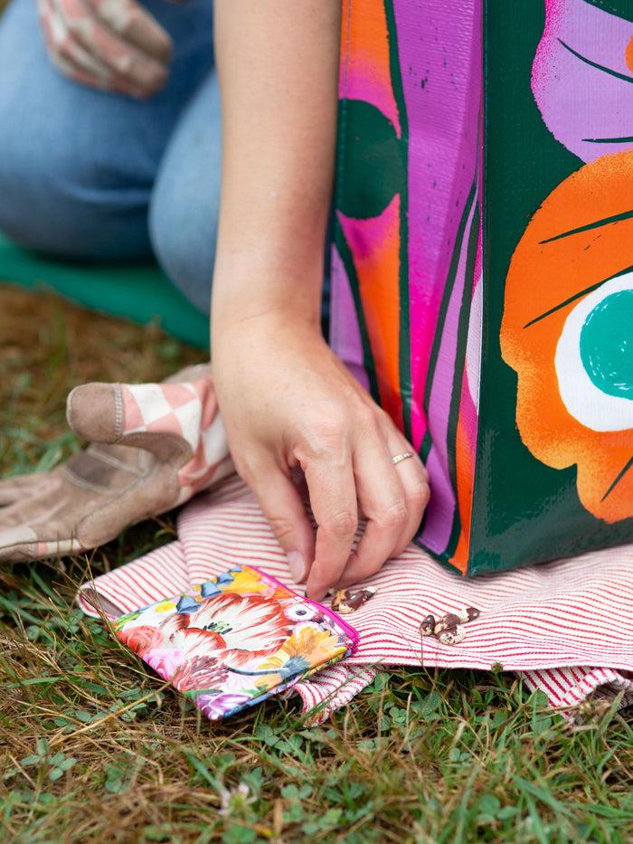 Blue Q Blossom Coin Purse