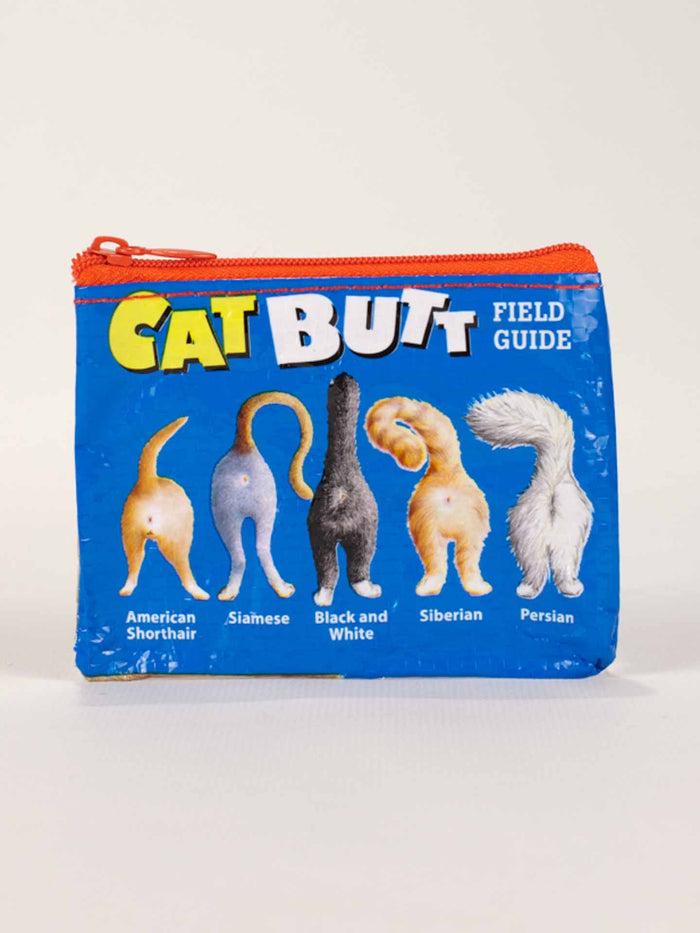 Blue Q Cat Butt Coin Purse