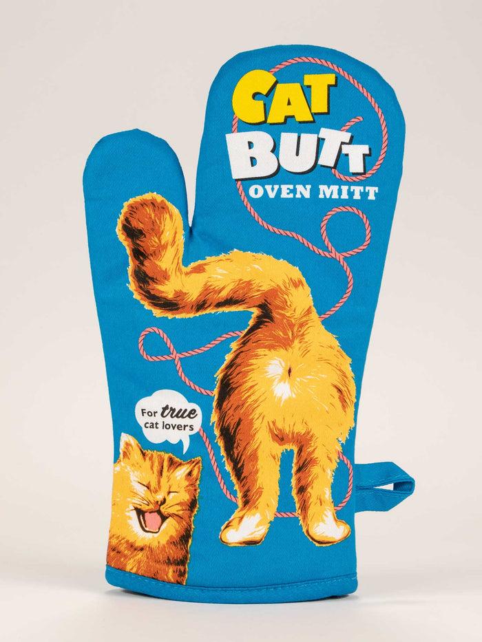 blue q Cat Butt Oven Mitt
