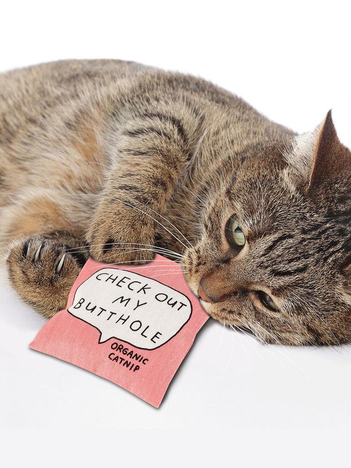 Blue Q Check Out My Butthole Catnip Toy