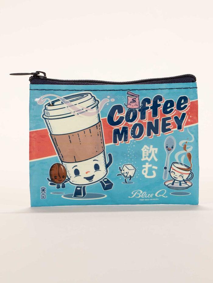 blue q Coffee Money Coin Purse