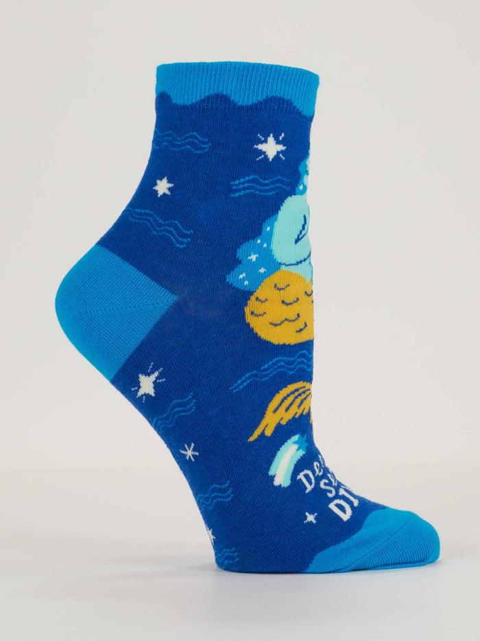 Blue Q Deep Sea Diva Ankle Socks