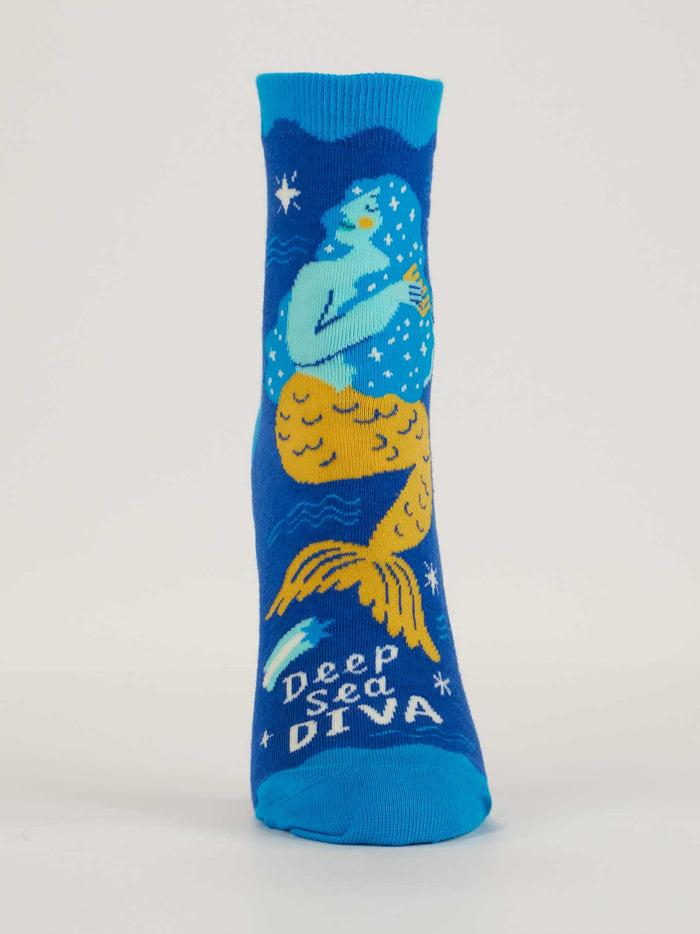 Blue Q Deep Sea Diva Ankle Socks