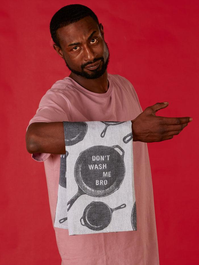 Blue Q Don't Wash Me Bro Dish Towel
