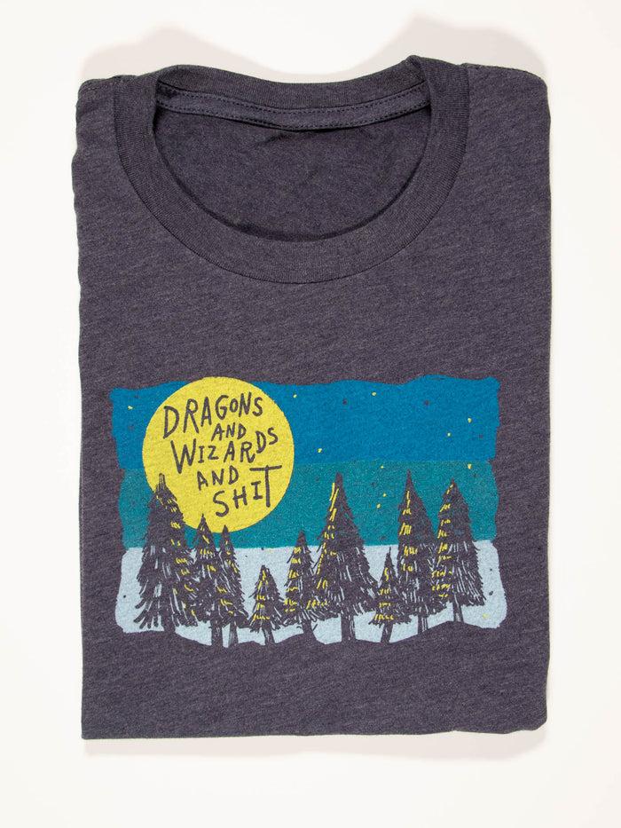 Blue Q Dragons And Wizards And Shit T-Shirt