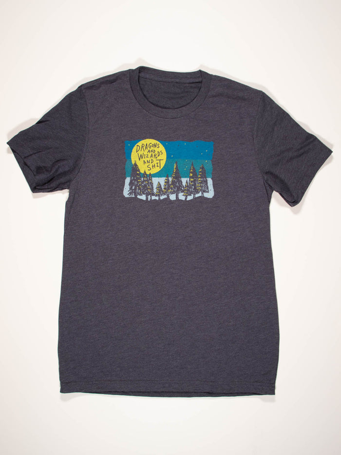 blue q Dragons And Wizards And Shit T-Shirt