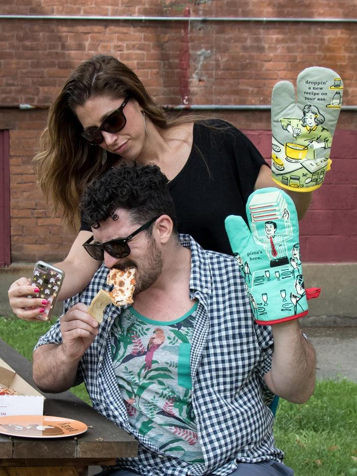 Blue Q Droppin' A New Recipe On Your Ass Oven Mitt