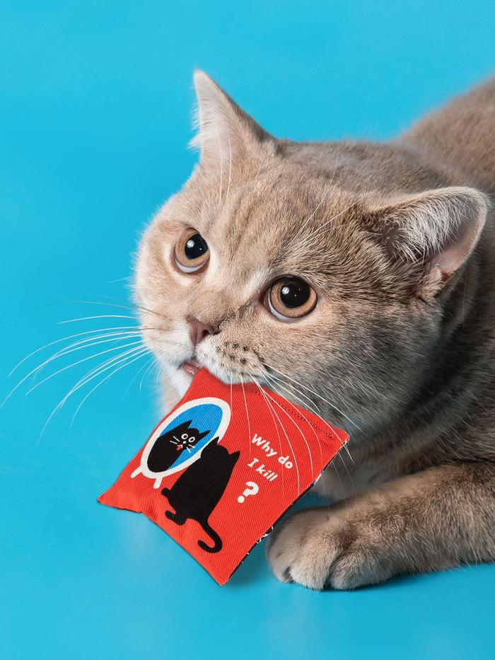 Blue Q Existential Kitty Catnip Toy