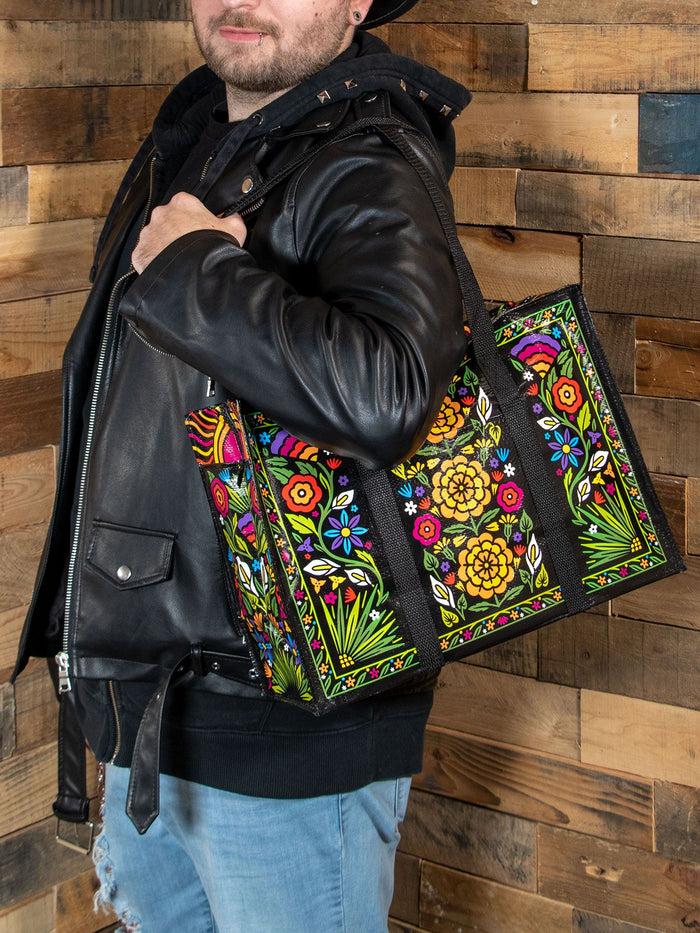 Blue Q Flower Fest Shoulder Tote