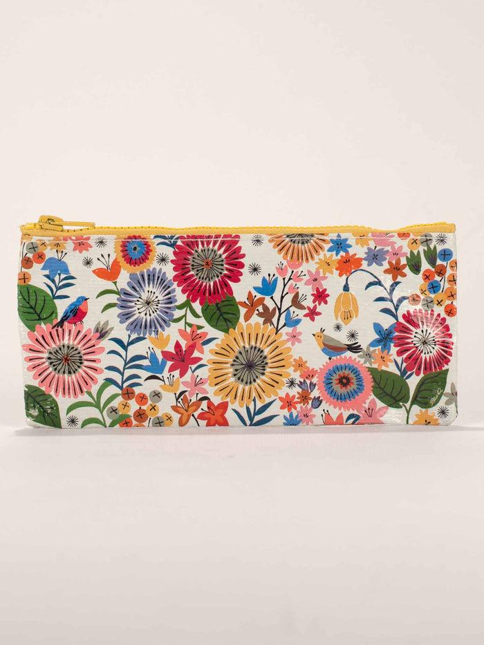 blue q Flower Field Pencil Case