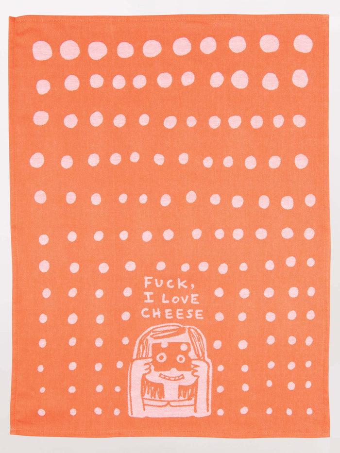 Blue Q Fuck I Love Cheese Dish Towel