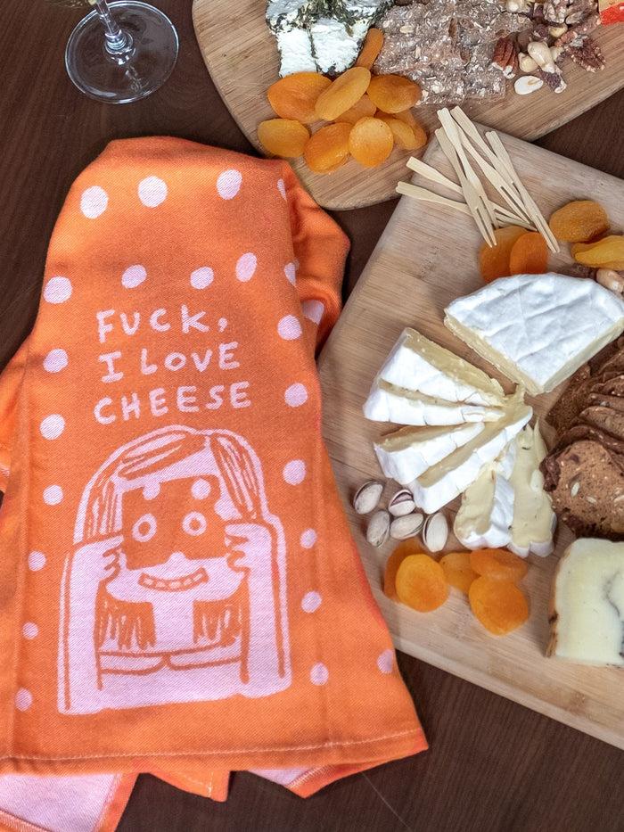 Blue Q Fuck I Love Cheese Dish Towel