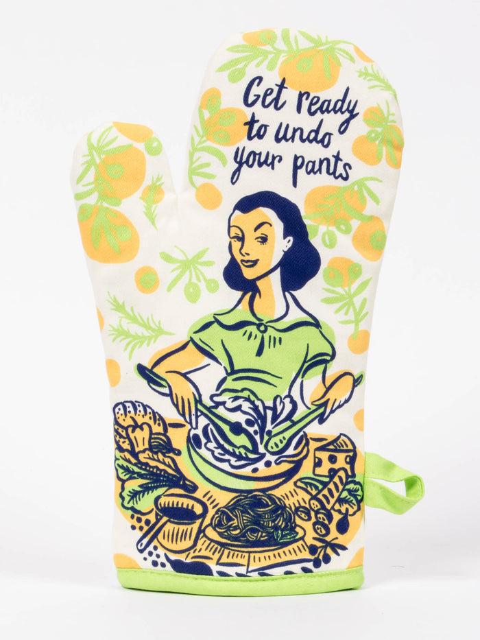 blue q Get Ready To Undo Your Pants Oven Mitt