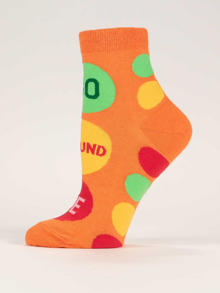 Blue Q Go Around Me W-Ankle Socks