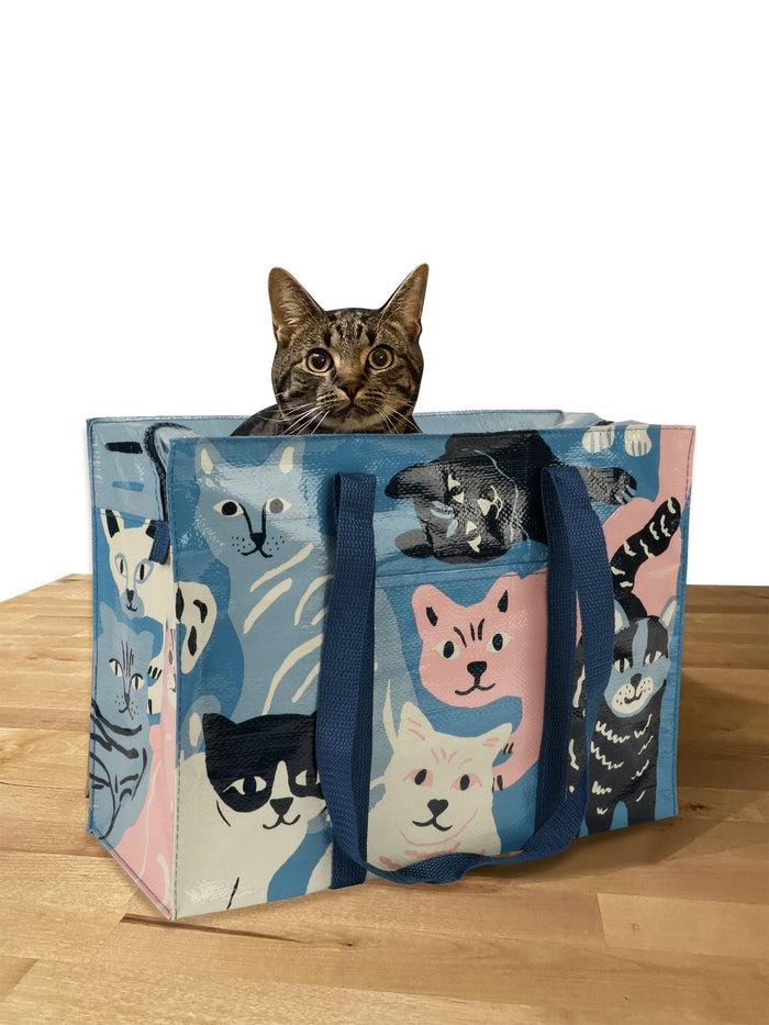 Blue Q Happy Cats Shoulder Tote