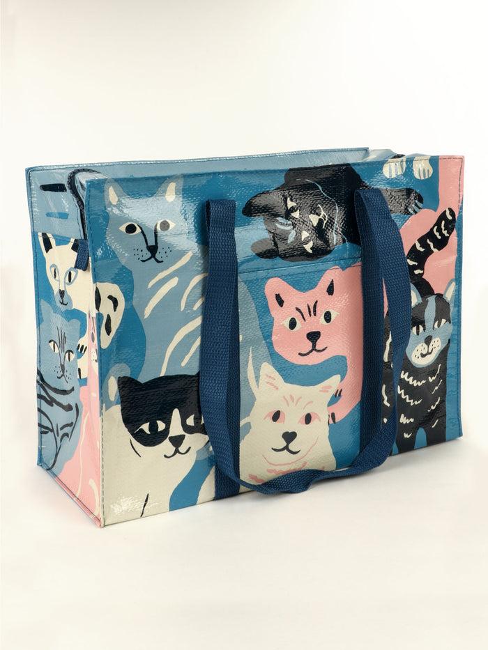 blue q Happy Cats Shoulder Tote
