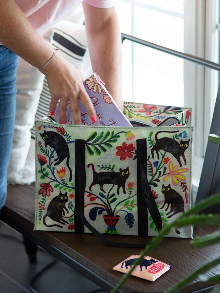 Blue Q Here Kitty Shoulder Tote