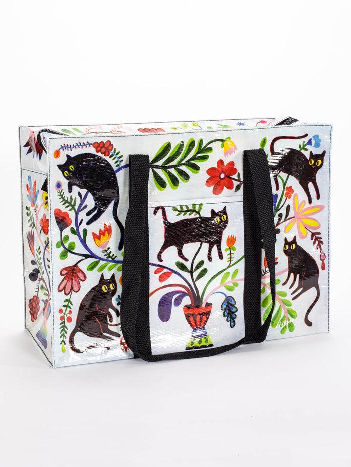 blue q Here Kitty Shoulder Tote