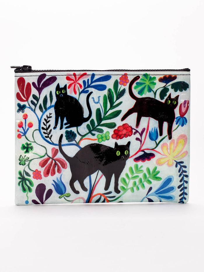 blue q Here Kitty Zipper Pouch