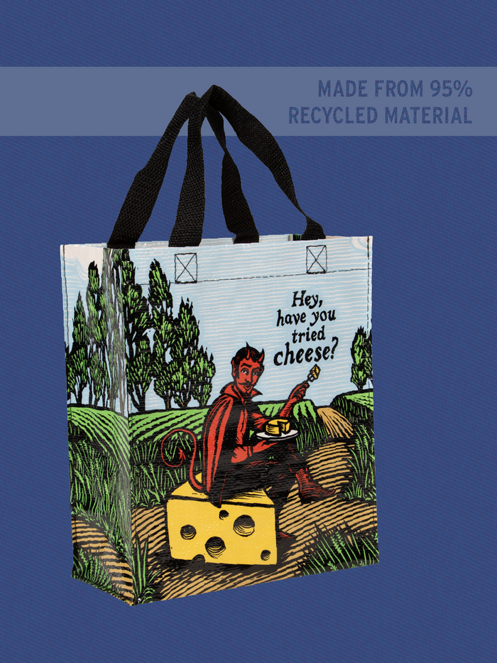 Blue Q Hey Have You Tried Cheese? Handy Tote