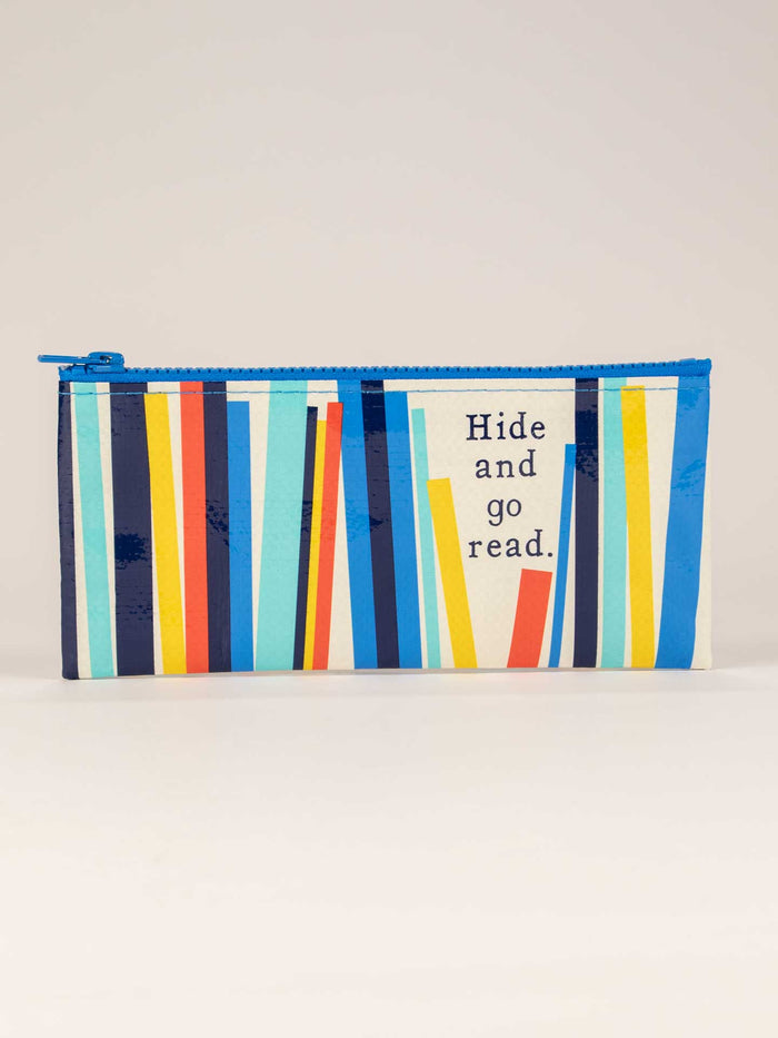 blue q Hide And Go Read. Pencil Case