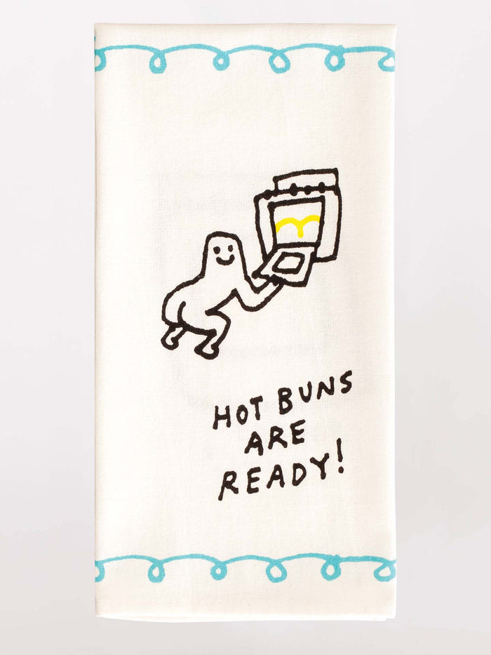 Blue Q Hot Buns Are Ready Dish Towel