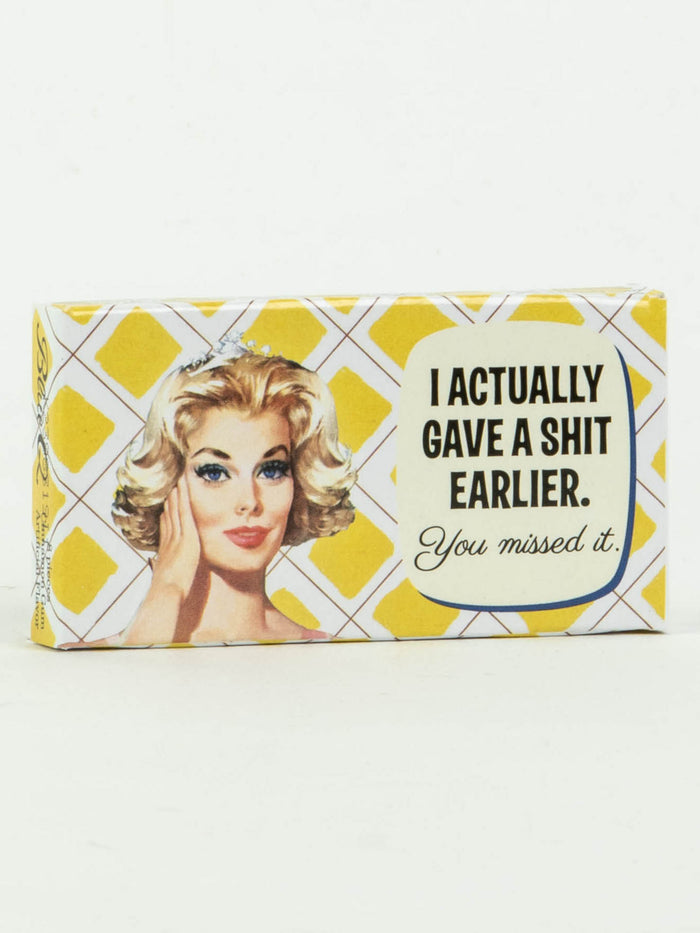 blue q I Actually Gave A Shit Earlier Gum