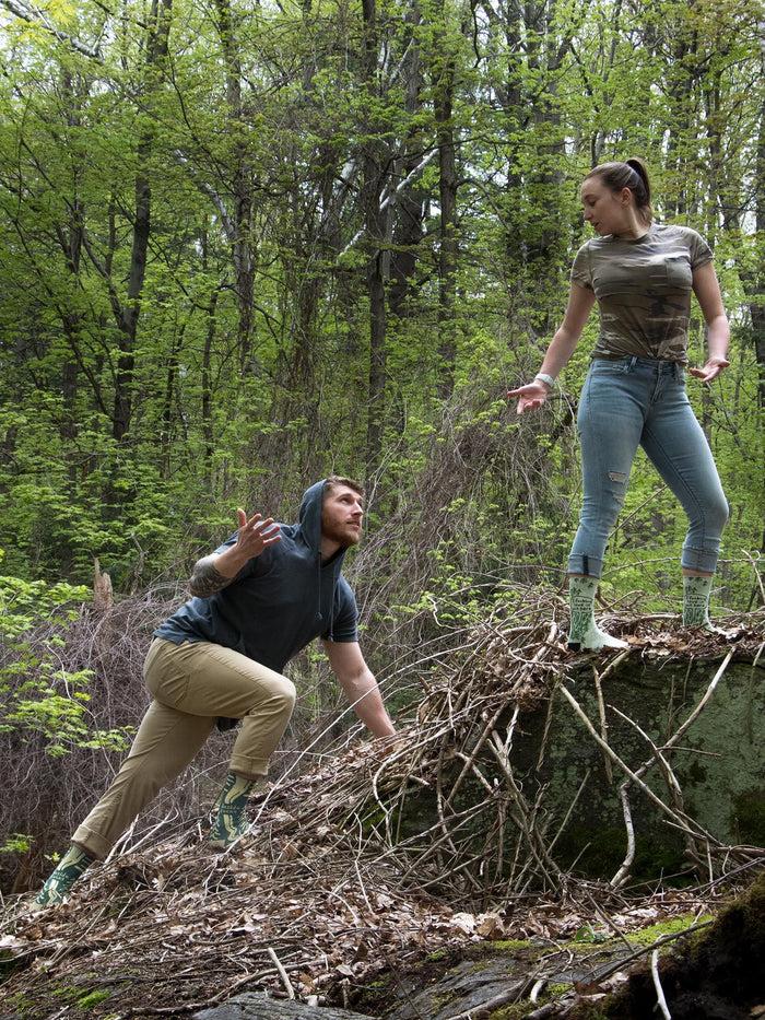 Blue Q I Fucking Love It Out Here W-Crew Socks