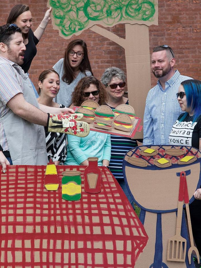 Blue Q I'll Feed All You Fuckers Oven Mitt