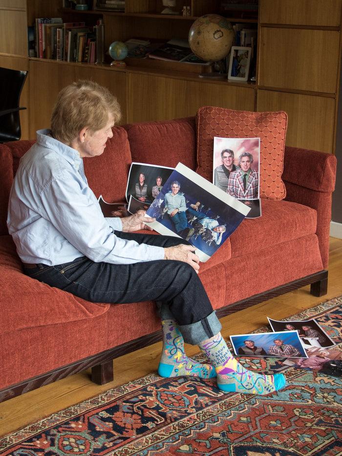 Blue Q I Love My Asshole Kids W-Crew Socks