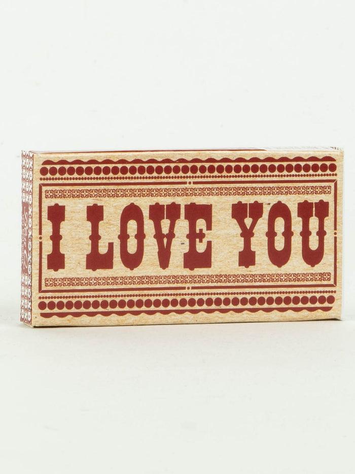 blue q I Love You Gum