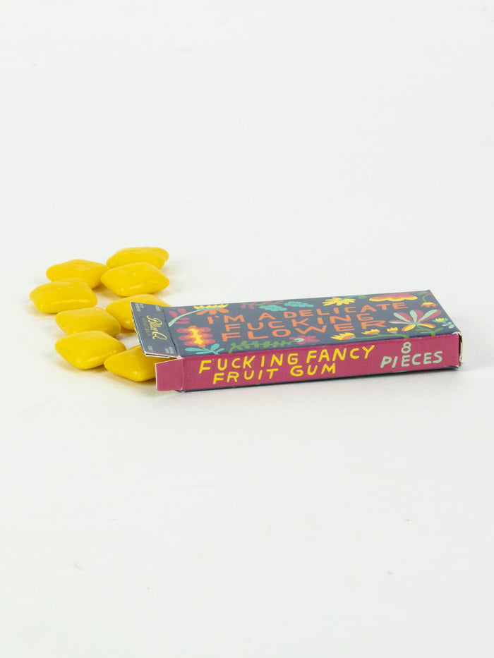 Blue Q I'm A Delicate Fucking Flower Gum