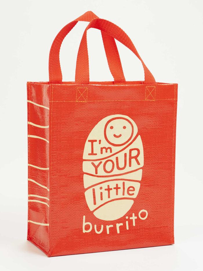 blue q I'm Your Little Burrito Handy Tote
