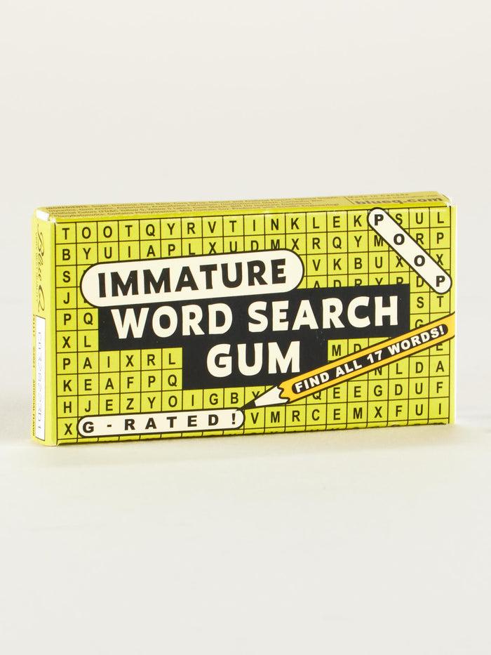 blue q Immature Word Search Gum