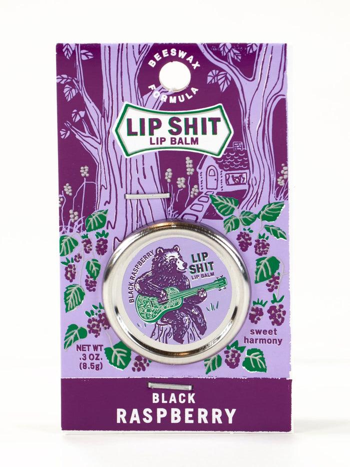 blue q Lip Shit Lip Balm-Black Raspberry
