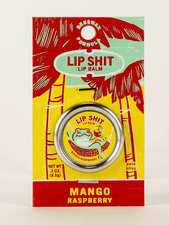 Blue Q Lip Shit Lip Balm-Mango Raspberry