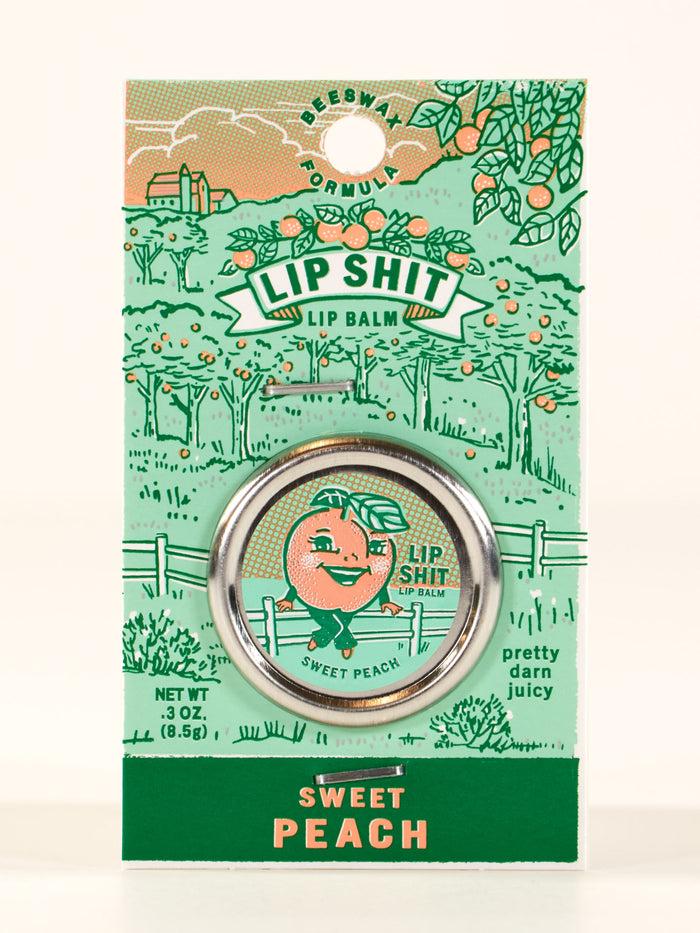 Blue Q Lip Shit Lip Balm-Sweet Peach