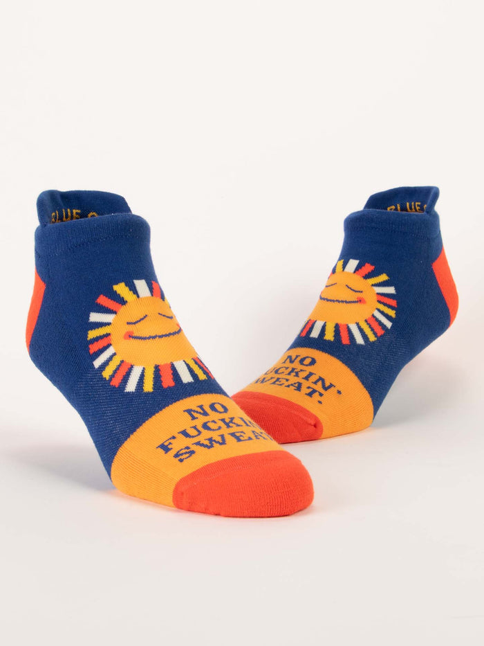 Blue Q No Fuckin' Sweat Sneaker Socks