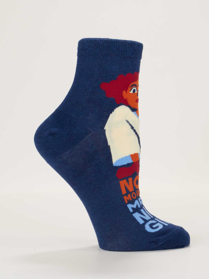 Blue Q No More Mr. Nice Girl Ankle Socks