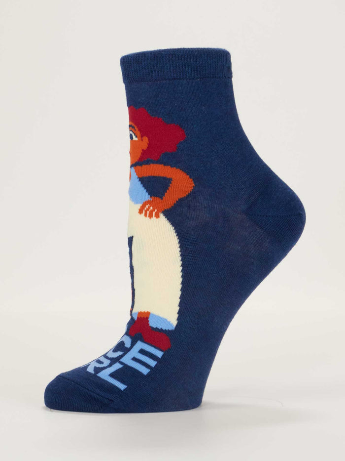 Blue Q No More Mr. Nice Girl Ankle Socks