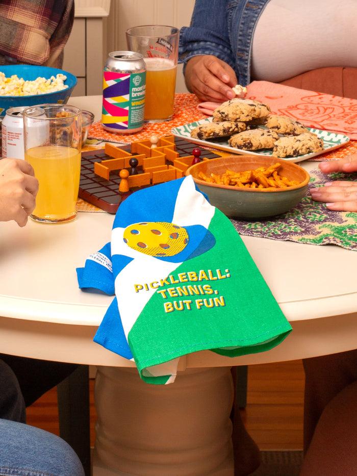 Blue Q Pickleball: Tennis But Fun Dish Towel