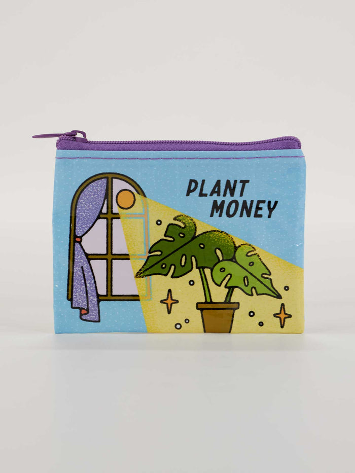 blue q Plant Money Coin Purse