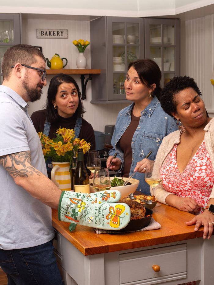 Blue Q Please One Shitstorm At A Time Oven Mitt