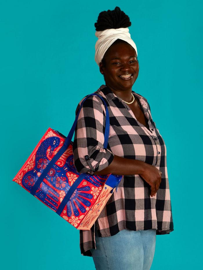 Blue Q Rare Bird Shoulder Tote