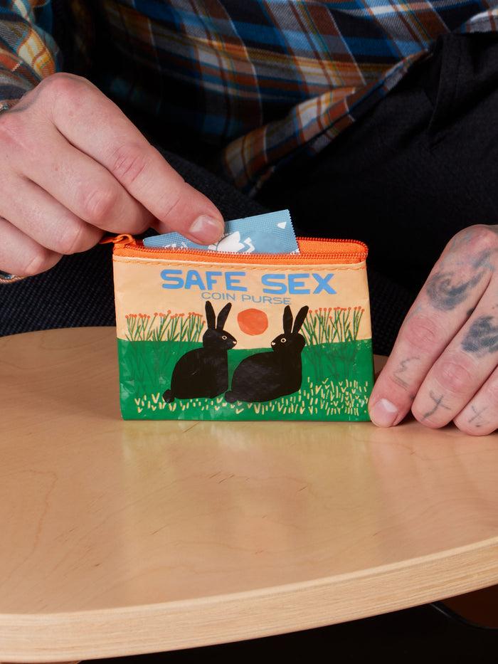 Blue Q Safe Sex Coin Purse